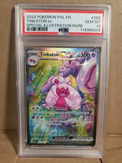 Tinkaton ex 262/193 PSA 10 Paldea Evolved SIR Pokemon TCG - Image 1