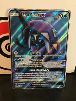 Tapu Fini GX Full Art 133/147 Pokemon Burning Shadows Holo Ultra Rare - Image 1
