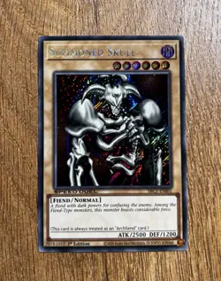 Summoned Skull | SBC1-ENI01 | Secret Rare | 1st Edition | YuGiOh Card | Mint - Image 1