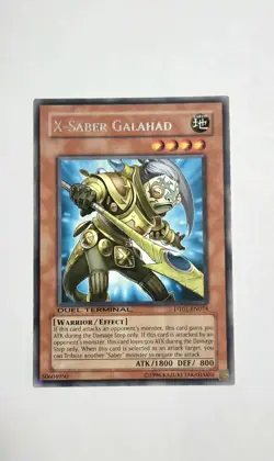 X-Saber Galahad ( Parallel Rare ) DT01-EN074 Duel Terminal 1 - Image 4
