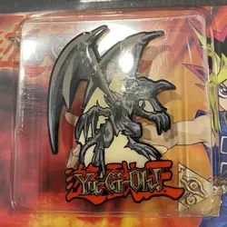 Yugioh ! Collectible Trading Pin & Key Tag Chain Red Eyes Black Dragon 2002 - Image 4