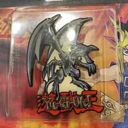 Yugioh ! Collectible Trading Pin & Key Tag Chain Red Eyes Black Dragon 2002 - Image 9