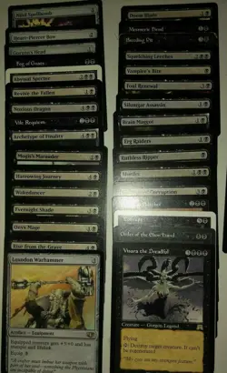 MTG Commander Deck Ihsan's Shade Magic the Gathering Cards Mono Black - Image 2
