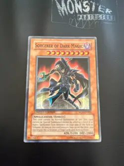 YUGIOH SORCERER OF DARK MAGIC COMMON MOV-EN002 LIMITED EDITION PLAYED CONDITION - Image 1