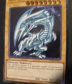Blue-Eyes White Dragon OP28-EN001 OTS - Holo Shift Misprint - Image 5