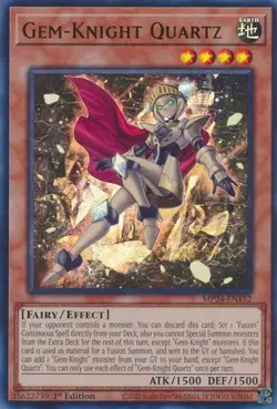 x3 Gem-Knight Quartz - MP24-EN152 - Ultra Rare - 1st Edition Yu-Gi-Oh! M/NM - Image 2