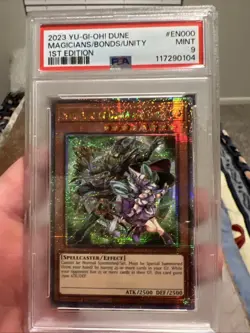 YUGIOH - Magicians of Bonds and Unity - DUNE-EN000 1st ed. - PSA 9 - Image 3