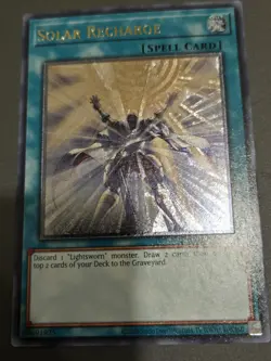 Yugioh Solar Recharge LODT-EN052 Ultimate Rare 2024 Print NM - Image 2