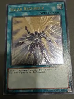 Yugioh Solar Recharge LODT-EN052 Ultimate Rare 2024 Print NM - Image 1