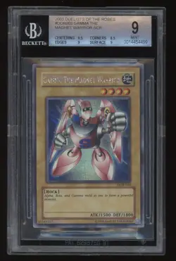 2003 Yugioh Duelists of the Roses Promo Gamma the Magnet Warrior DOR-003 BGS 9 - Image 1