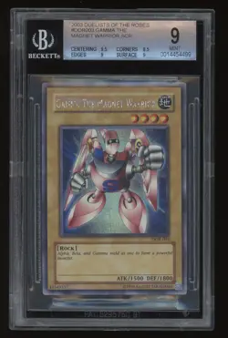 2003 Yugioh Duelists of the Roses Promo Gamma the Magnet Warrior DOR-003 BGS 9 - Image 3