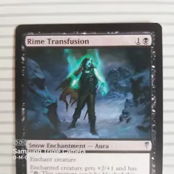 Magic: the Gathering Card - Coldsnap ~ Uncommon ~ Rime Transfusion - Image 2