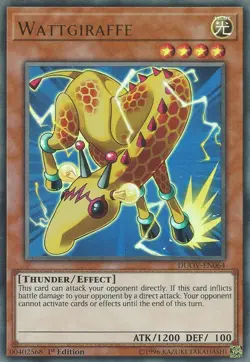 Yugioh! LP Wattgiraffe - DUOV-EN064 - Ultra Rare - 1st Edition Lightly Played, E - Image 2