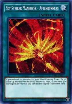 Yugioh! LP Sky Striker Maneuver - Afterburners! - DASA-EN031 - Secret Rare - Unl - Image 1