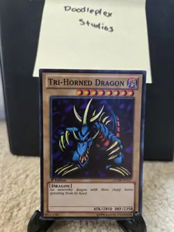 Tri-Horned Dragon LCYW-EN157 Legendary Collection 3 Super Rare 1st Ed Light Play - Image 7
