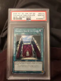 2020 Yugioh Speed Duel SBCB Valhalla, Hall Of The Fallen PSA 10 - Image 3