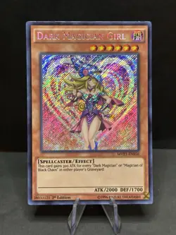 Yu-Gi-Oh! TCG Dark Magician Girl MVP1-ENS56 1st Edition Secret Rare NM - Image 5