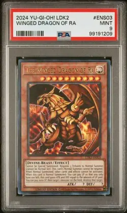 Yu-Gi-Oh! TCG Set of Egyptian God Cards (Obelisk, Ra, Slifer) Legendary Collection Limited Edition Ultra Rare - Image 3