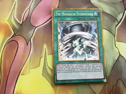 PGL3 EN085 The Monarchs Stormforth Gold Rare 1st Edition Yugioh - Image 1