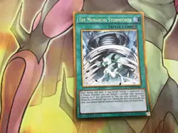 PGL3 EN085 The Monarchs Stormforth Gold Rare 1st Edition Yugioh - Image 5