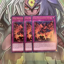 MAGO-EN092 x3 The Monarchs Erupt Rare Excellent Condition Yugioh - Image 1