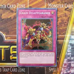 ( CHAIN DISAPPEARANCE ) - Secret Rare - LCKC-EN094 - 1st - NM - Yu-Gi-Oh Kaiba - Image 1