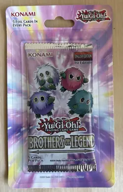 Yu-Gi-Oh! Brothers Of Legend Blister Pack 1st Edition - Factory Sealed - Image 1
