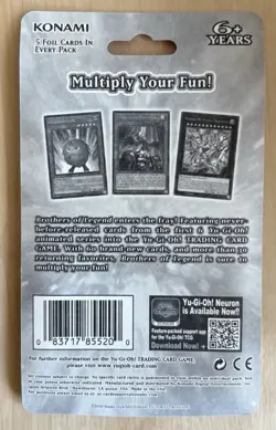 Yu-Gi-Oh! Brothers Of Legend Blister Pack 1st Edition - Factory Sealed - Image 2