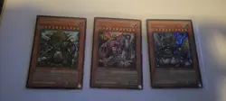 YUGIOH Great SPHINX Set Of 3 Ultra Rare ANDRO THEINEN TELEIA EP1-EN - Image 2
