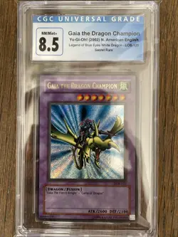 Gaia the Dragon Champion LOB-125 The Legend of Blue Eyes White Dragon Unlimited|Unlimited Edition - Image 1