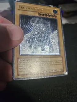 ULTIMATE Rare Frostosaurus STON-EN002 Unlimited Yugioh - Image 4