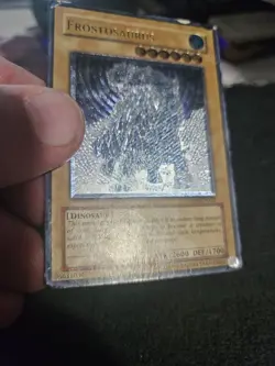 ULTIMATE Rare Frostosaurus STON-EN002 Unlimited Yugioh - Image 9