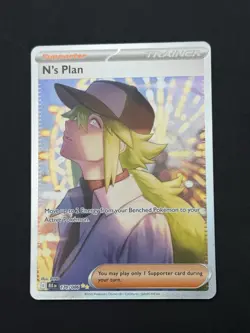 N's Plan SAR 173/086 SV11B Black Bolt Japanese Pokemon Card 2025 Mint Condition - Image 1