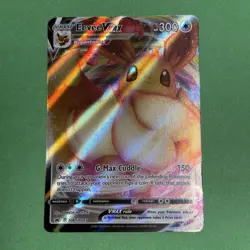 2021 Eevee VMAX SWSH087 Full Art Promo Pokemon Card NM - Image 1