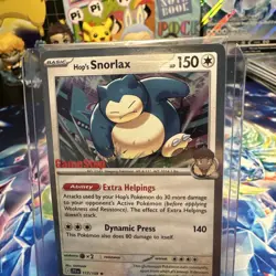 Pokemon TCG Hop's Snorlax Stamped Promo Card 117/159 GameStop Exclusive, Sealed - Image 1
