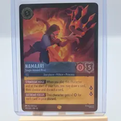 Lorcana Namaari - Single-Minded Rival 198/204 Reign of Jafar Foil Card - Image 1