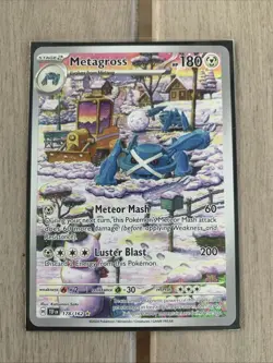 PokÃ©mon TCG Metagross 178/162 Temporal Forces Holo Card Illustration Rare - Image 1