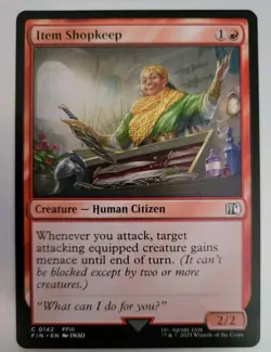 MTG - Final Fantasy: Item Shopkeep (0142) - Common - Near Mint  - Image 1