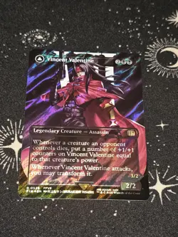 Vincent Valentine 528, Borderless Surge Foil, Final Fantasy, FIN MTG TCG - Image 1