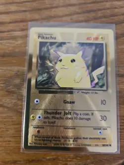 POKEMON CELEBRATIONS ULTRA-PREMIUM PIKACHU (Gold  Metal - Image 9
