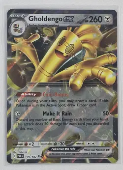 Gholdengo ex 2023 Pokemon Paradox Rift 139/182 Double Rare Holo - NM - Image 1