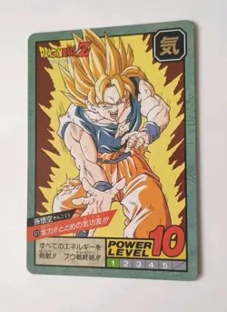 Vintage Son Goku 673 Dragon Ball Z Super Battle Card Bandai TCG DBZ Japan - Image 1