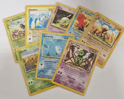 Pokemon CCG Lot Of 8 Regular Cards 1995-2000 GOOD - Image 1