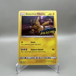 Detective Pikachu SM170 Black Star Promo Stamped 2019 Pokemon TCG - NM - Image 1