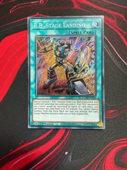 Yugioh! 1x R.B. Stage Landing DUAD-EN096 Secret Rare 1st Ed NM - Image 1