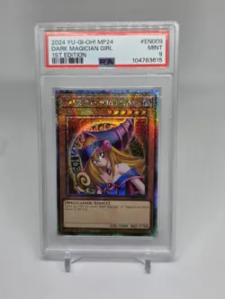 Yugioh PSA 9  Dark Magician Girl MP24-EN009 QCR 1st Edition - Image 1