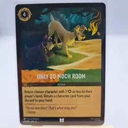 Disney Lorcana Trading Card Game Single Reign Of Jafar Only So Much Room #41 - Image 1