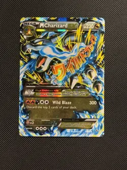 Pokemon Tcg Mega M Charizard EX 69/106 Flashfire Holo Full Art Pokemon Card XY - Image 1