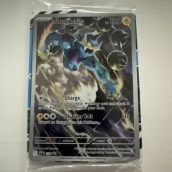 Thundrus 209 Pokemon Black Bolt ETB promo Card Sealed With Dividers - Image 3