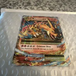 PokÃ©mon TCG XY Evolutions 2016 M Charizard EX 13/108 Ultra Rare Holo Card LP - Image 2
